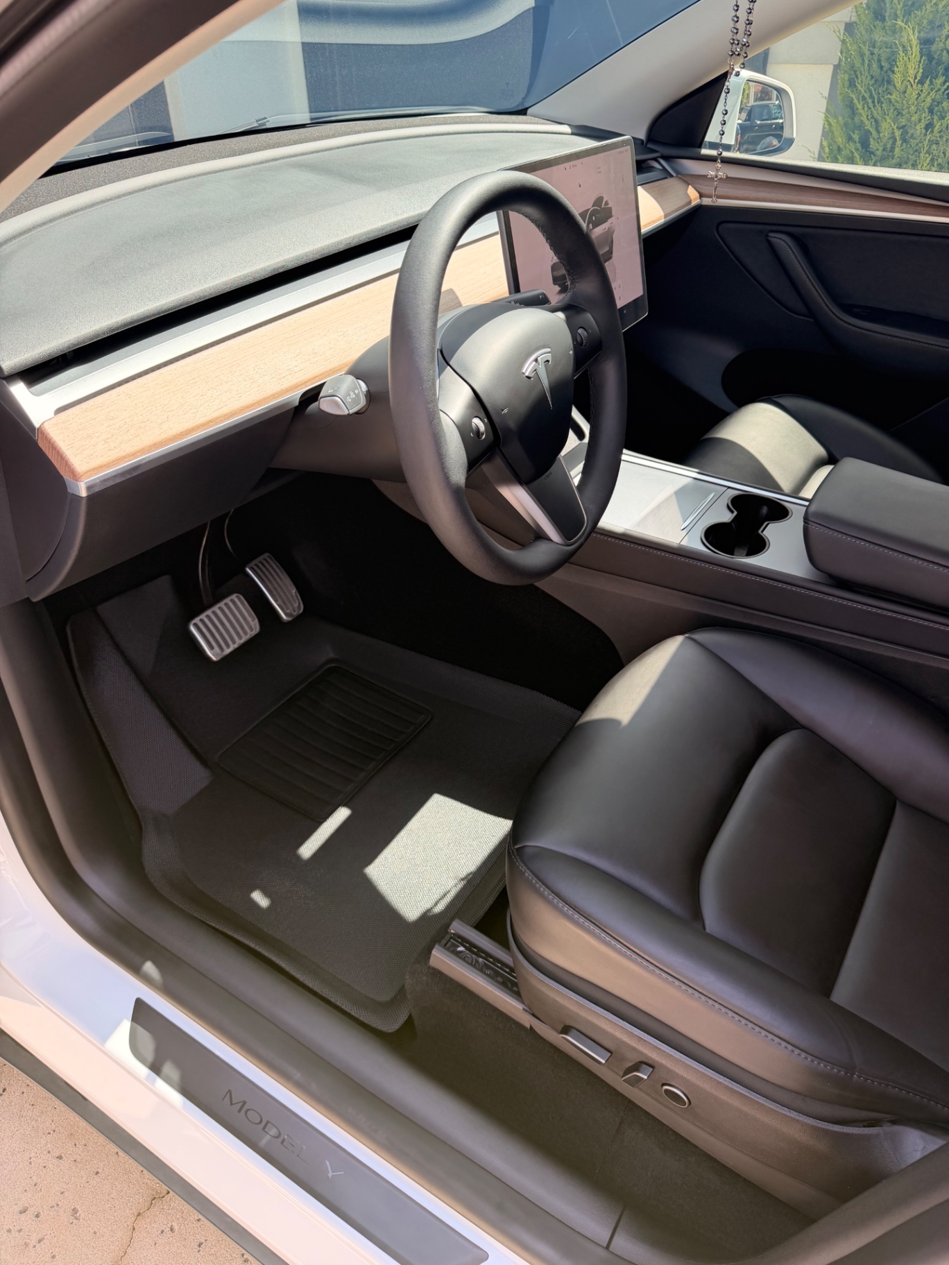 Tesla Model Y interior detail