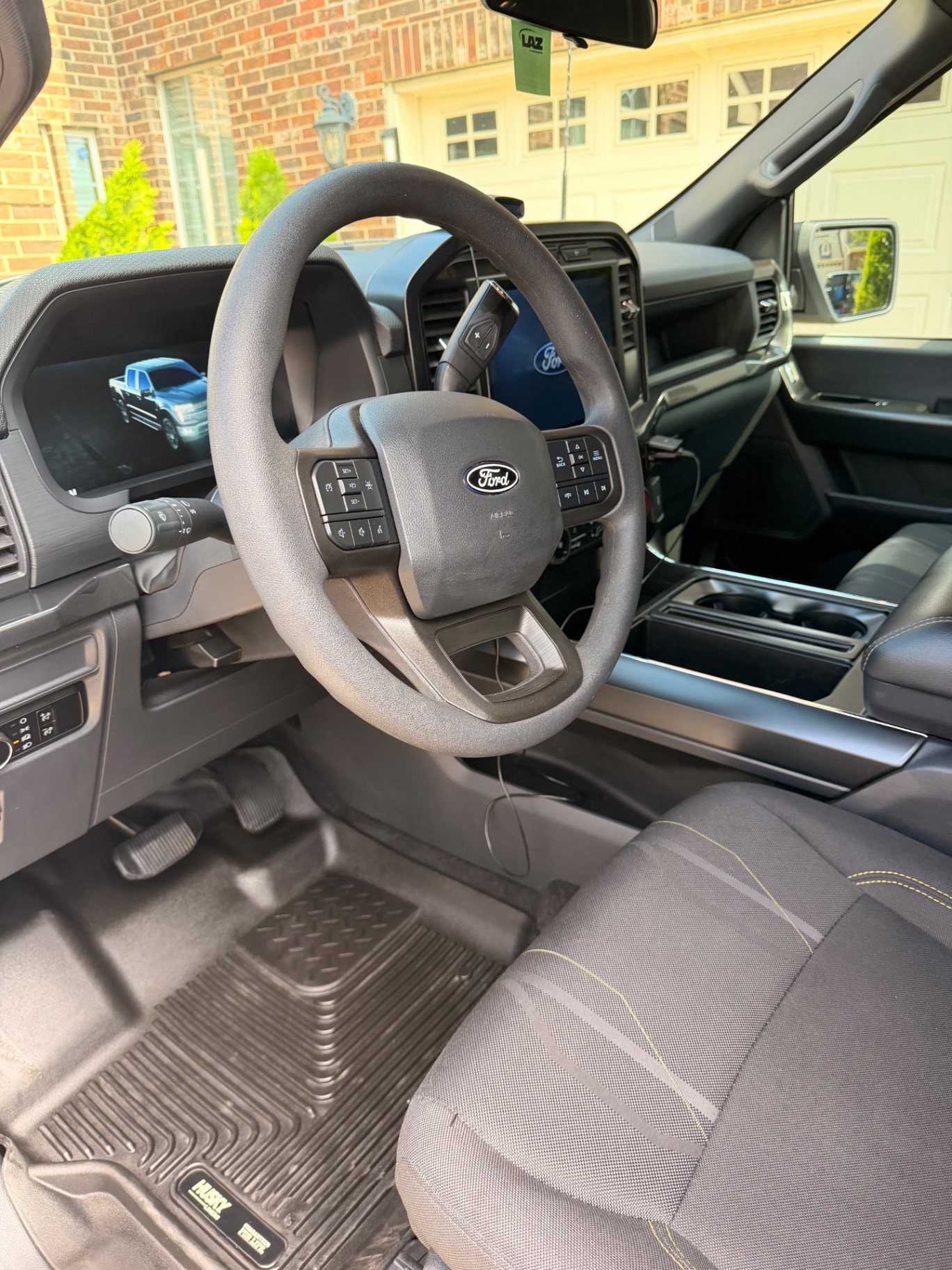 Ford F-150 front interior detailed